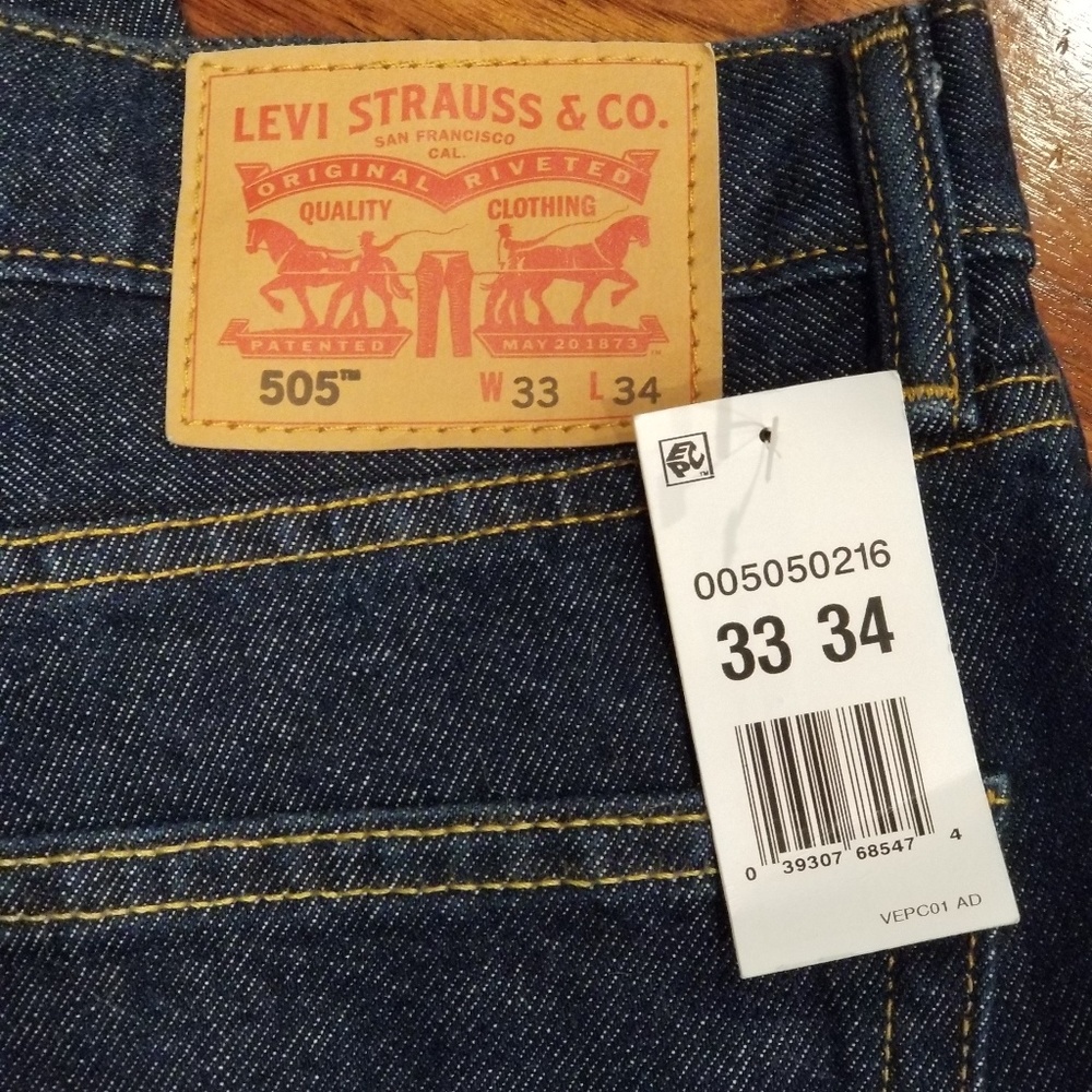 Men's Levi 505 denim